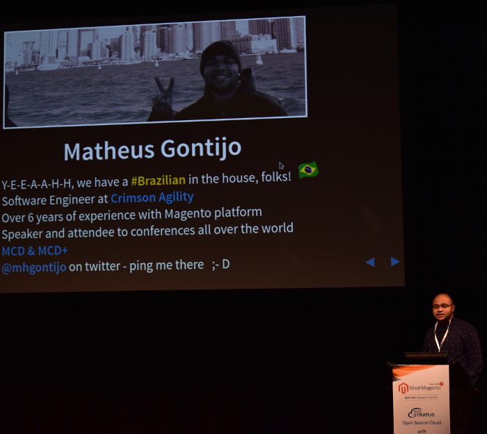Matheus Gontijo Meet Magento New York